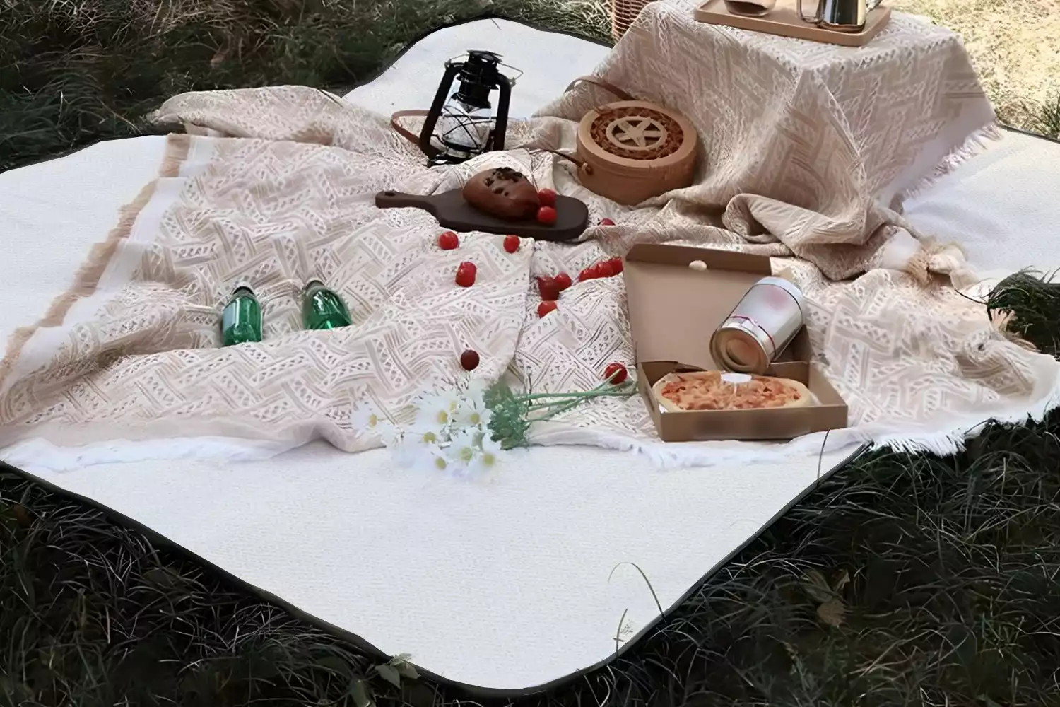 camp picnic blanket